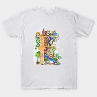 F - an illuminated letter T-Shirt